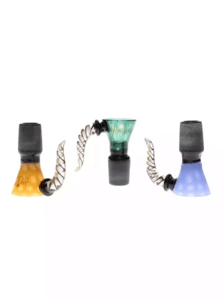 Pacific Colored Funnel Marble Glass 18MM Quartz Banger