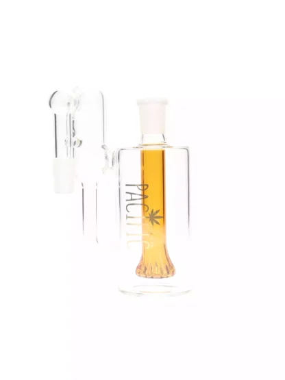 Pacific Double Chamber 90 Degree 14MM Ash Catcher Gold