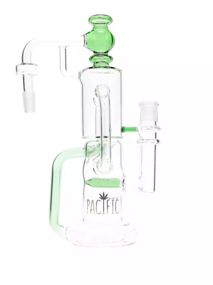 Pacific Multi-Level 90 Degree 14MM Ash Catcher Green