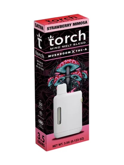 Strawberry Mimosa Torch Mind melt blend mushroom X THC-A 3.5g