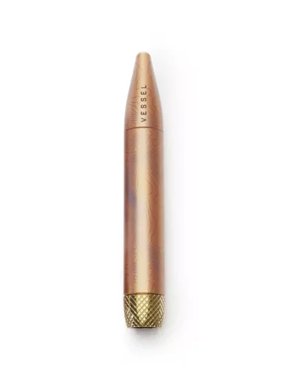 Vessel Helix. One Hitter Pipe Rose Gold