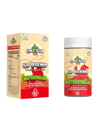 Watermelon Cactus Labs 5D Jar Gummies 3000mg