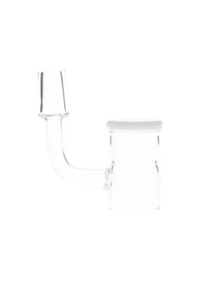 Pacific Flat White Base 90 Degree 14MM Joint Quartz Banger