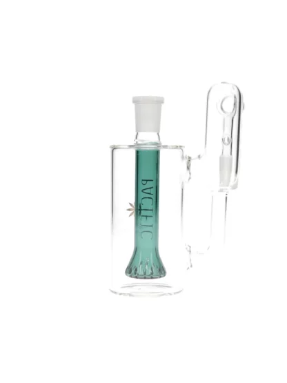 Pacific Double Chamber 90 Degree 14MM Ash Catcher Back