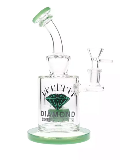 6 Cabo Tire Perc Dab Rig by Diamond Glass Jade