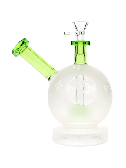 7 Snowball Marshmallow Perc Dab Rig by Diamond Glass
