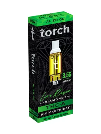 Alien OG Torch THC-A Live Resin Diamonds 510 Cartridge 3.5G