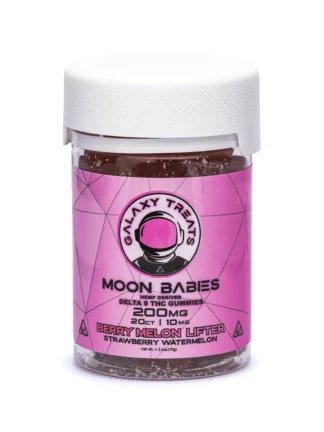 Berry melon lifter galaxy treats moon babies D9 THC gummies 200mg