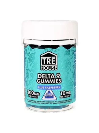 Blue Raspberry Tre House Delta 9 Gummies 200mg