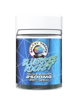 Bluerazz Rocket Galaxy tearts moon babies D8 gummies 2500mg