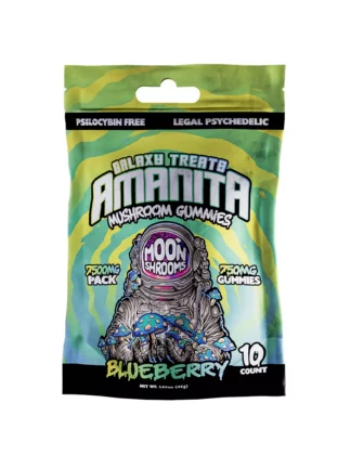 Blueberry Galaxy treats amanita mashroom 7500 mg