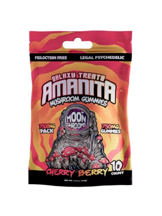Cherry berry Galaxy treats amanita mashroom 7500 mg