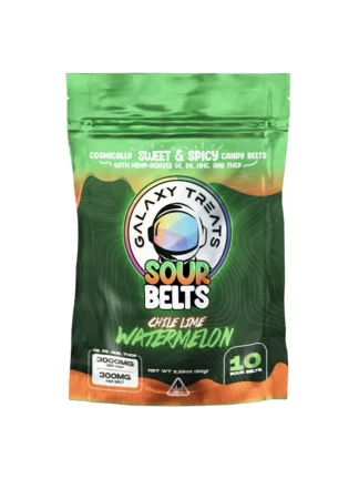 Chile Lime Watermelon Galaxy Treats Sour Belts D8+D9+HHC+THCP Gummies 3000mg