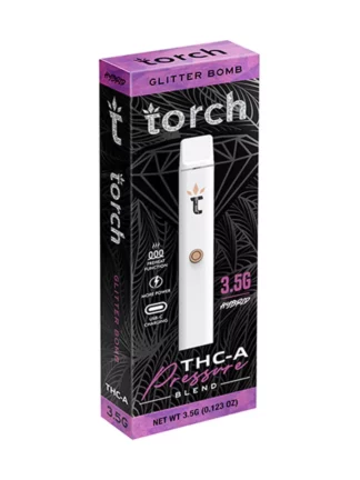 Glitter Bomb Torch THC-A Pressure Blend Disposable 3.5G