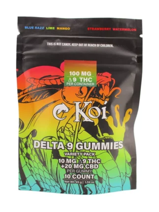 Koi Delta 9 Gummies Variety Pack 100mg