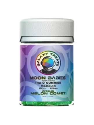 Citrus Melon Comet Galaxy Treats Moon Babies THC-O Gummies 500mg