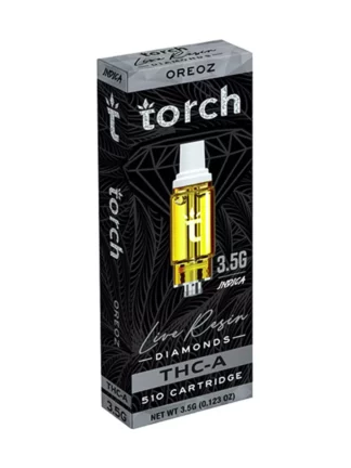 Oreoz Torch THC-A Live Resin Diamonds 510 Cartridge 3.5G