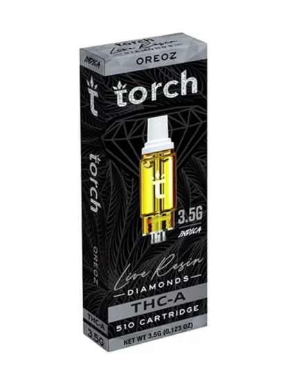 Oreoz Torch THC-A Live Resin Diamonds 510 Cartridge 3.5G