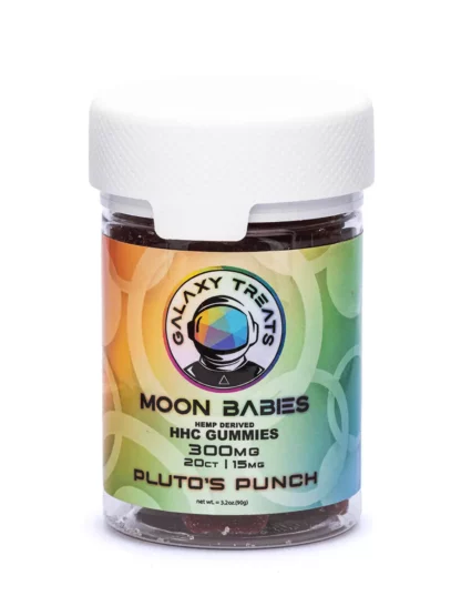 Pluto's Punch Galaxy Treats Moon Babies HHC Gummies 300mg