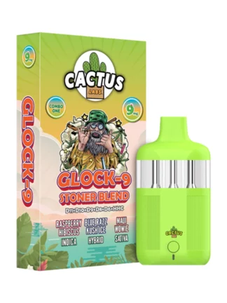 Raspberry Hibiscus Blue Razz Kush Ice Maui Wowie Cactus Labs Glock 9 Stoner Blend Vape 9ml