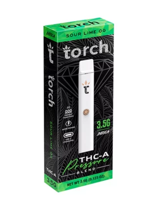 Sour Lime OG Torch THC-A Pressure Blend Disposable 3.5G