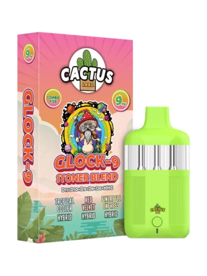 Tropical Cooler Red Velvet Pineapple Express Cactus Labs Glock 9 Stoner Blend Vape 9ml