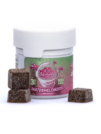 Watermelon Galaxy Treats Amanita Moon Shrooms Gummies 1050mg
