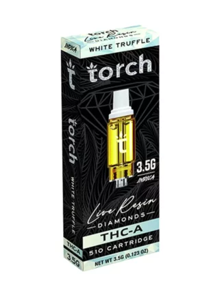 White Truffle Torch THC-A Live Resin Diamonds 510 Cartridge 3.5G
