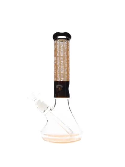 12" Glyph No Perc Beaker Bong by Diamond Glass Back