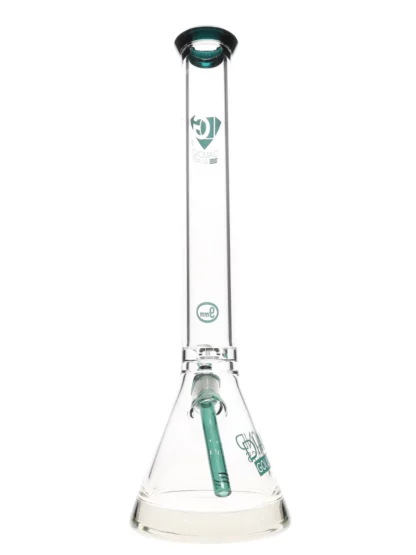 19 99 Ice Pinch Colored Downstem Water Pipe by Diamond Glass Black