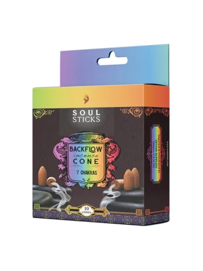 7 Chakras Soul Sticks Backflow Incense Cone