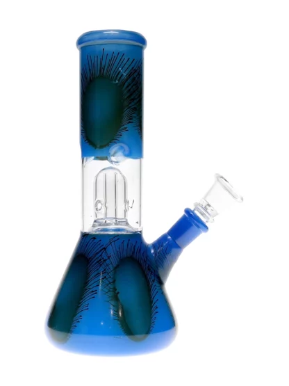 8 Bamboo Beaker Base Water Pipe Blue