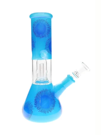 8 Bamboo Beaker Base Water Pipe Blue Dandelion