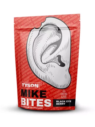 Black Eye Berry Tyson 2.0 Mike Bites Delta-9 Gummies 400m