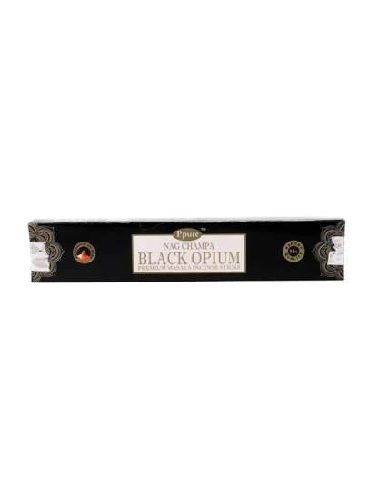 Black Opium Ppure Nag Champa Premium Masala Incense Sticks 15g