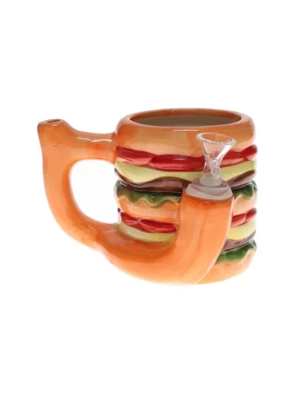 Burger Cap Ceramic Water Pipe