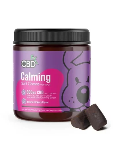 CBDfx Calming Soft Chews For Dogs 600mg CBD
