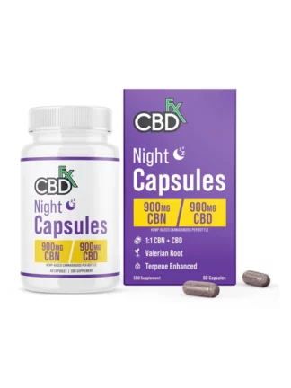 CBDfx Night Capsules 900mg CBD+CBN
