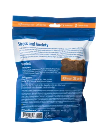 CBDfx Pet Treats 450 mg CBD Back
