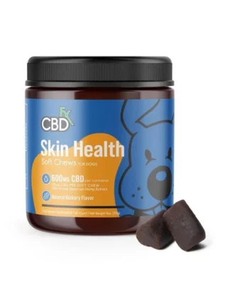 CBDfx Skin Health Soft Chews For Dogs 600mg CBD