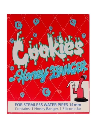 COOKIES STEMLESS HONEY BANGER 18MM MALE WITH SILICONE JAR