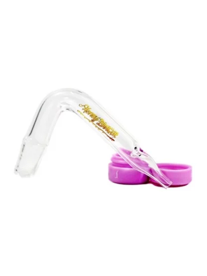 COOKIES STEMLESS HONEY BANGER 18MM MALE WITH SILICONE JAR open