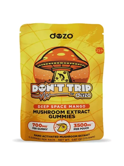 Deep Space Mango Dozo Don't Trip Mushroom Gummies 3500MG