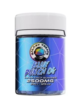 Blue Punch OG Galaxy Treats D8+D9+THCP Gummies 2500mg