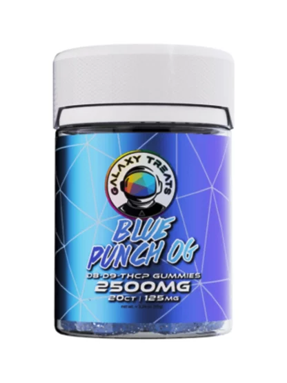 Blue Punch OG Galaxy Treats D8+D9+THCP Gummies 2500mg