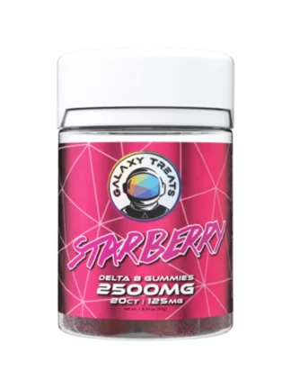 Starberry Galaxy Treats D8 Gummies 2500mg