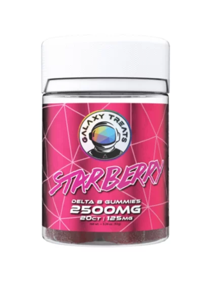 Starberry Galaxy Treats D8 Gummies 2500mg