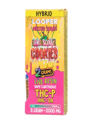 Girl Scout Cookies Looper Melted Series THC-P+HHC+D8 Vape 2G