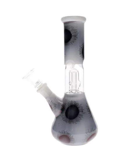Grey Dandelion 8 Bamboo Beaker Base Water Pipe