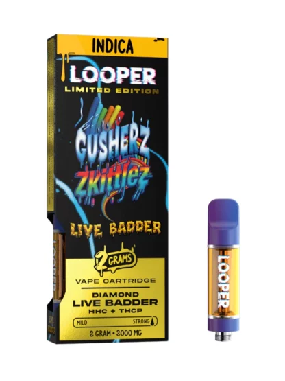 Gusherz Zkittlez Looper Limited Edition Diamond Live Badder HHC+THC-P Vape 2G
